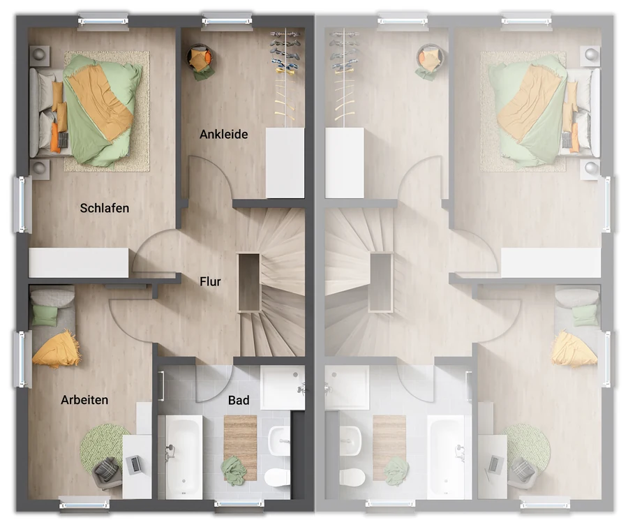 Grundriss Obergeschoss