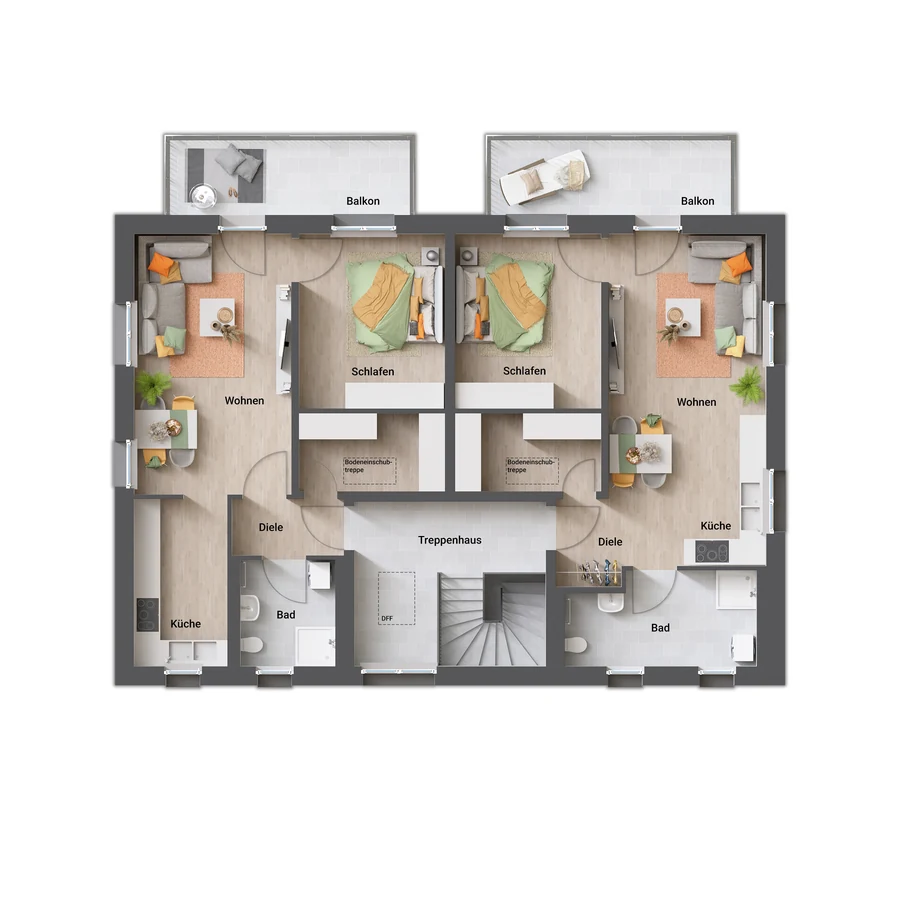 Grundriss Obergeschoss
