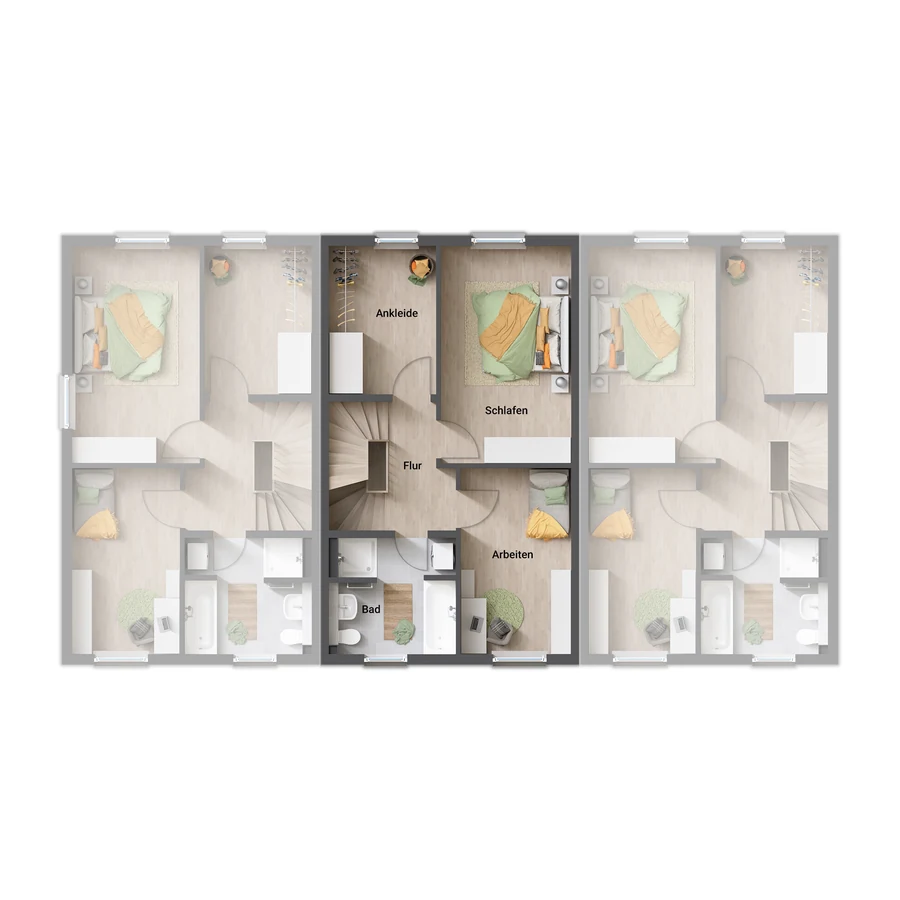 Grundriss Obergeschoss