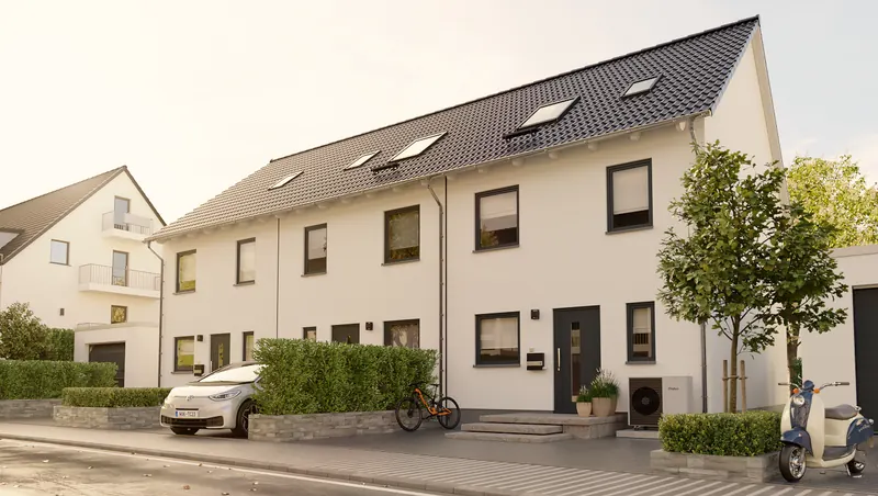 Endhaus, Straßenseite